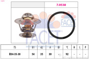 7.8279 Termostat, chladivo Made in Italy - OE Equivalent FACET