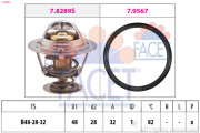 7.8289 Termostat, chladivo Made in Italy - OE Equivalent FACET