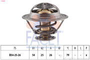 7.8299S Termostat, chladivo Made in Italy - OE Equivalent FACET