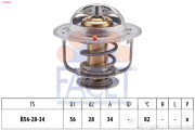 7.8360S Termostat, chladivo Made in Italy - OE Equivalent FACET