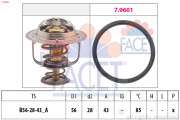 7.8398 Termostat, chladivo Made in Italy - OE Equivalent FACET