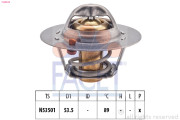 7.8416S Termostat, chladivo Made in Italy - OE Equivalent FACET