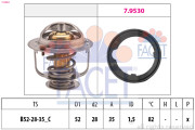 7.8493 Termostat, chladivo Made in Italy - OE Equivalent FACET