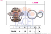 7.8524 Termostat, chladivo Made in Italy - OE Equivalent FACET