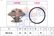 7.8577 Termostat, chladivo Made in Italy - OE Equivalent FACET