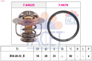 7.8645 Termostat, chladivo Made in Italy - OE Equivalent FACET