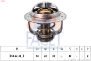 7.8693S Termostat, chladivo Made in Italy - OE Equivalent FACET