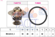 7.8726 Termostat, chladivo Made in Italy - OE Equivalent FACET