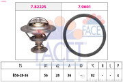 7.8728 Termostat, chladivo Made in Italy - OE Equivalent FACET