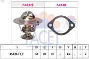 7.8837 Termostat, chladivo Made in Italy - OE Equivalent FACET