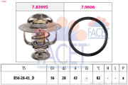 7.8848 Termostat, chladivo Made in Italy - OE Equivalent FACET