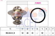 7.8928 FACET termostat chladenia 7.8928 FACET