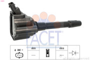 9.6551 Zapalovací cívka Made in Italy - OE Equivalent FACET