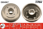 DB4067 Brzdový buben TRW