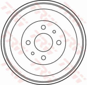 DB4183 Brzdový buben TRW