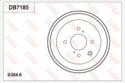DB7185 Brzdový buben TRW