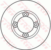 DF2636 Brzdový kotouč TRW