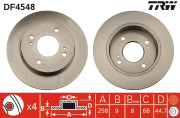 DF4548 Brzdový kotouč TRW