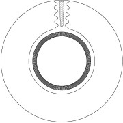 DF5051S Brzdový kotouč TRW