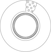 DF5088S Brzdový kotouč TRW