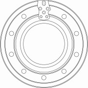 DF5129S Brzdový kotouč TRW