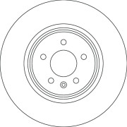 DF6917S Brzdový kotouč TRW