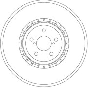 DF6923S Brzdový kotouč TRW
