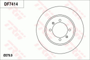 DF7414 Brzdový kotouč TRW