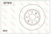 DF7679 Brzdový kotouč TRW