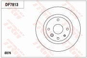DF7813 Brzdový kotouč TRW