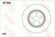 DF7862 Brzdový kotouč TRW