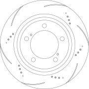 DF8372SL Brzdový kotouč SPS TRW