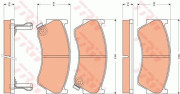 GDB7578DT Sada brzdových destiček, kotoučová brzda DTEC COTEC TRW
