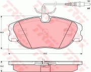 GTD1074 Souprava brzd, kotoučová brzda TRW