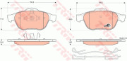 GTD1180 TRW sada bŕzd, kotúčová brzda GTD1180 TRW