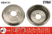 DB4131 Brzdový buben TRW