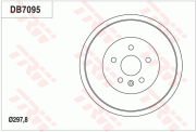 DB7095 Brzdový buben TRW