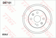 DB7101 Brzdový buben TRW