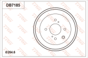 DB7185 Brzdový buben TRW