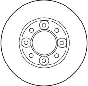 DF1301 TRW brzdový kotúč DF1301 TRW