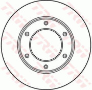 DF3027 Brzdový kotouč TRW