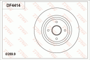 DF4414 Brzdový kotouč TRW