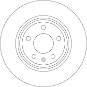 DF6981S TRW brzdový kotúč DF6981S TRW