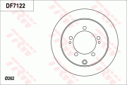 DF7122 Brzdový kotouč TRW