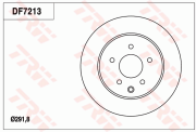 DF7213 Brzdový kotouč TRW