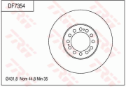 DF7354 Brzdový kotouč TRW