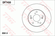 DF7450 Brzdový kotouč TRW