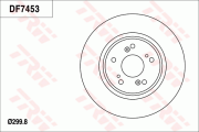 DF7453 Brzdový kotouč TRW