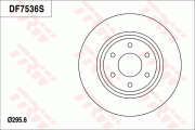 DF7536 Brzdový kotouč TRW
