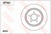 DF7621 Brzdový kotouč TRW